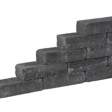 Pilestone line 40x15x10 cm Coal