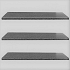 Vijverrand 100x30x3 cm Black (6 zijdes verzoet, 8 facetranden)