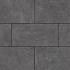 Keramische tegel Cilento Antracite Tre 40x80x3 cm