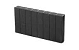 Mini Quadrobandpalissade 6x25x50 cm Zwart