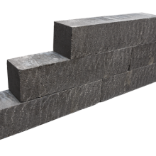 Blockstone Small 12x12x60 cm Black