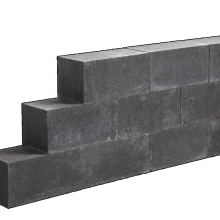 Linea Block Black 15X15X30Cm