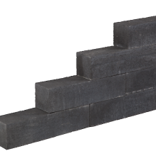 Linea Block Black 15X15X60 cm