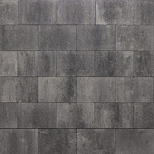 Straksteen 20X30X5Cm grijs - zwart