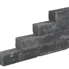 Blockstone black 15x15x30cm